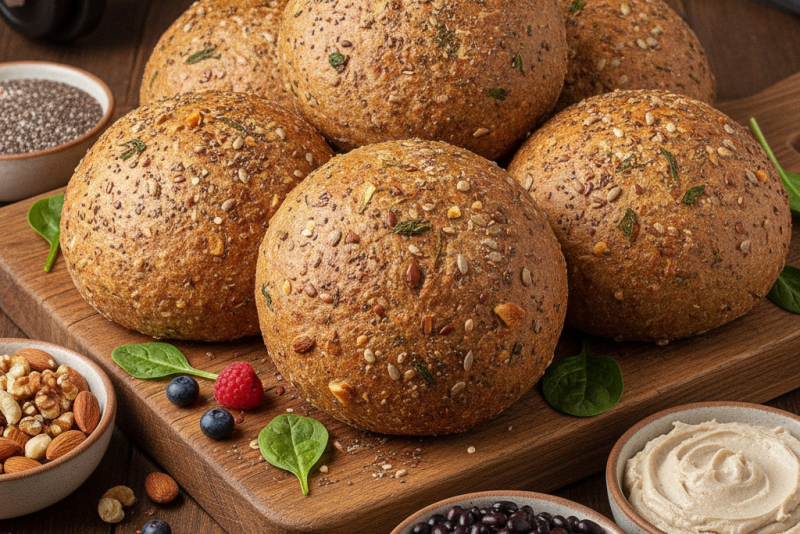Pão sem farinha: alternativa nutritiva, rica em proteínas e fibras, isenta de glúten e ovos