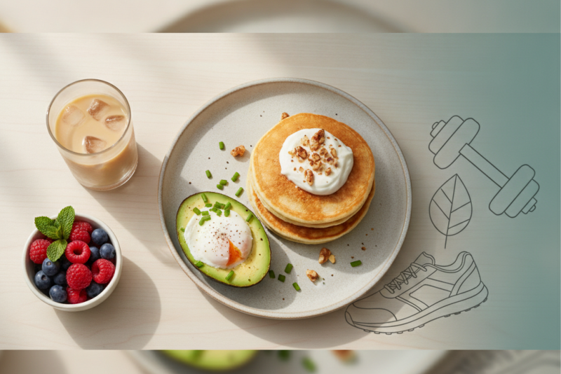 Café da manhã low carb: sugestão prática e nutritiva com três ingredientes