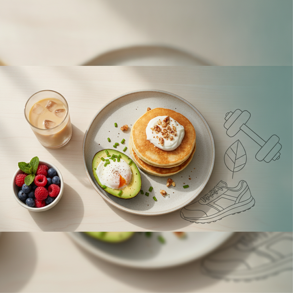 Café da manhã low carb: sugestão prática e nutritiva com três ingredientes