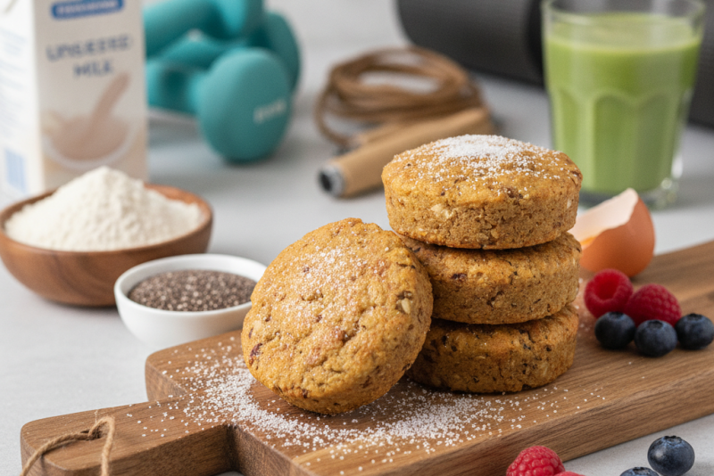 Bolinho saudável: receita com baixo teor de carboidratos, sem glúten e lácteos