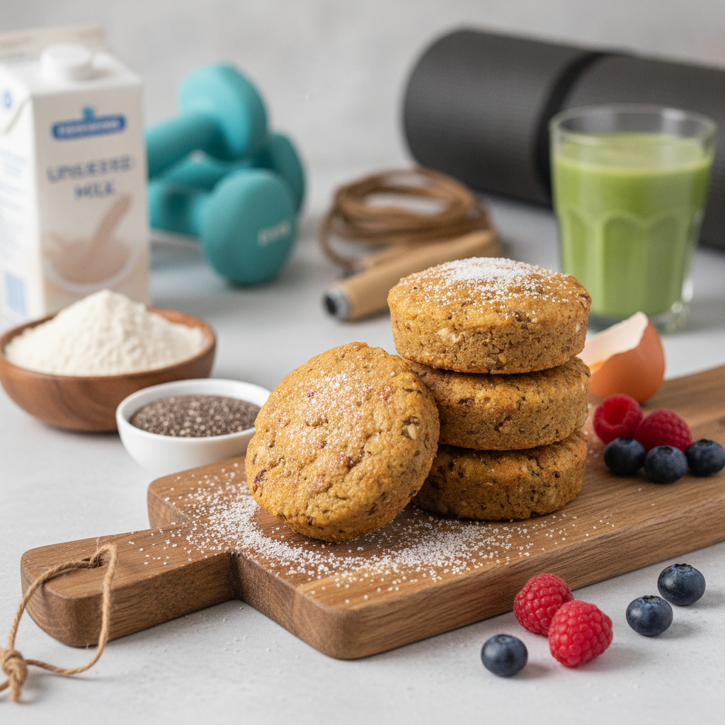 Bolinho saudável: receita com baixo teor de carboidratos, sem glúten e lácteos