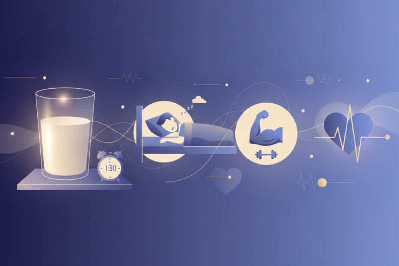 Potenciais efeitos do consumo de leite à noite na saúde