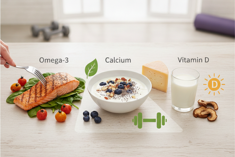 Almoço completo: rico em ômega 3, cálcio e vitamina D. Uma opção fácil e econômica.