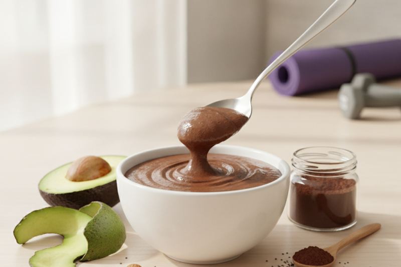 Receita de brigadeiro de colher saudável e rápido com dois ingredientes