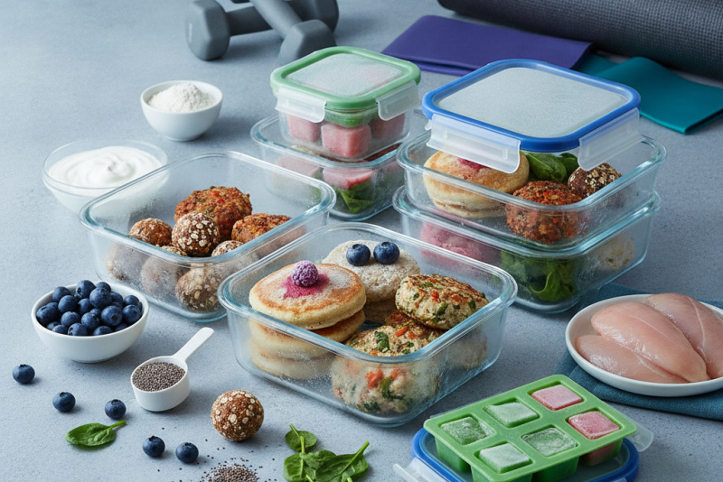 Lanche proteico e saudável: uma opção prática para congelar