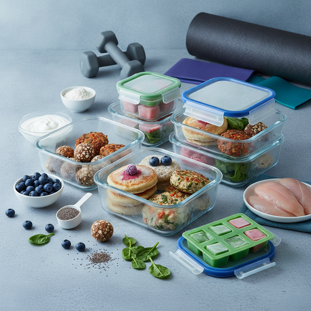 Lanche proteico e saudável: uma opção prática para congelar