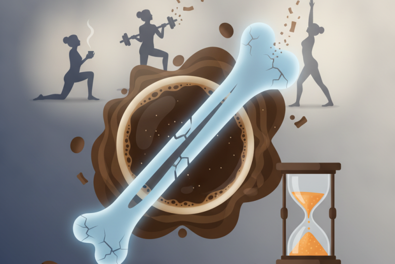 Consumo elevado de café pode impactar a saúde óssea de mulheres idosas