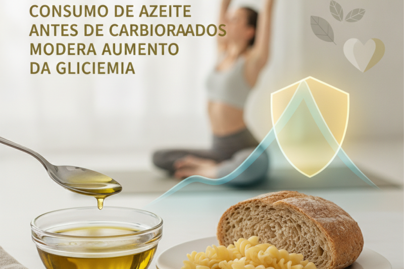 Consumo de Azeite Antes de Carboidratos Modera Aumento da Glicemia